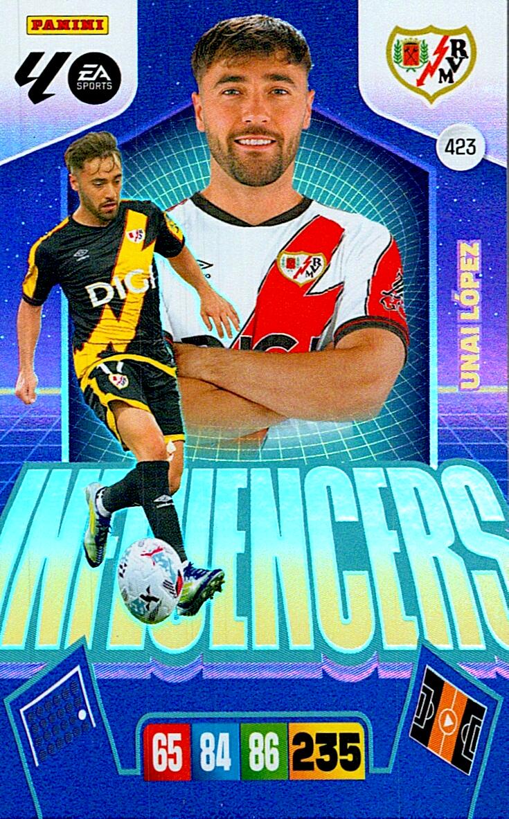 ADRENALYN LA LIGA 2025/2026 UNAI LOPEZ INFLUENCER Nº423