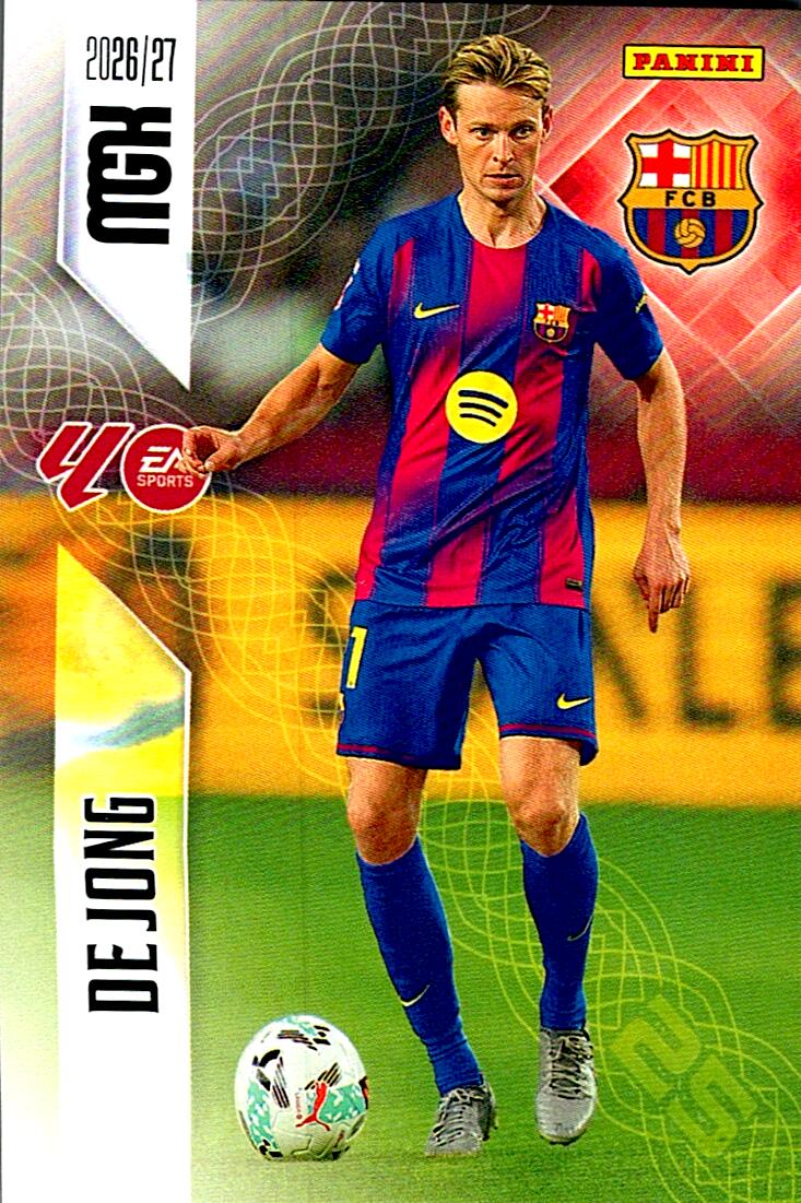 MEGACRACKS 2026/2027 DE JONG FC BARCELONA Nº82