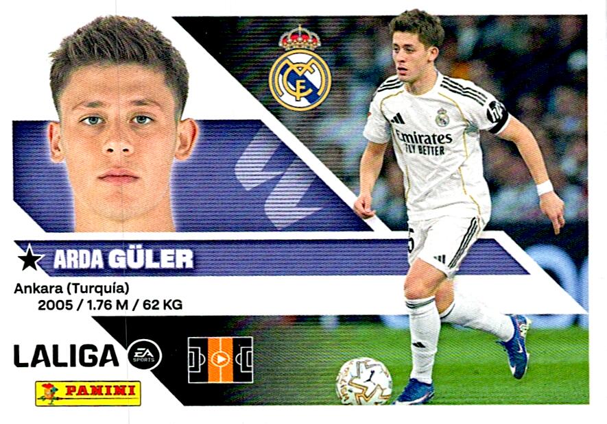 LIGA ESTE 2026/2027  REAL MADRID GÜLER Nº15A