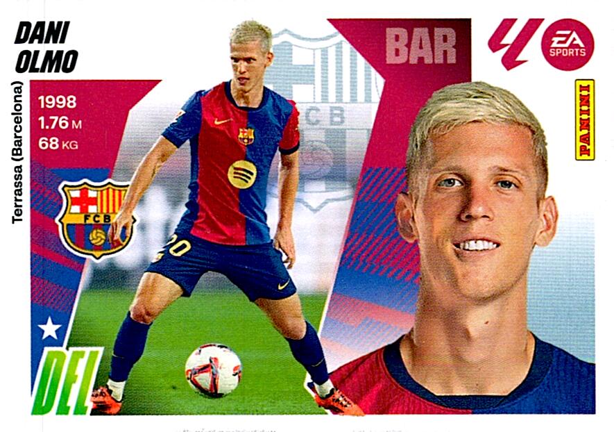 LIGA ESTE 2025/2026 FC BARCELONA DANI OLMO Nº16