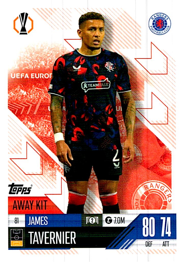 Match Attax Extra 2025 James Tavernier nº81