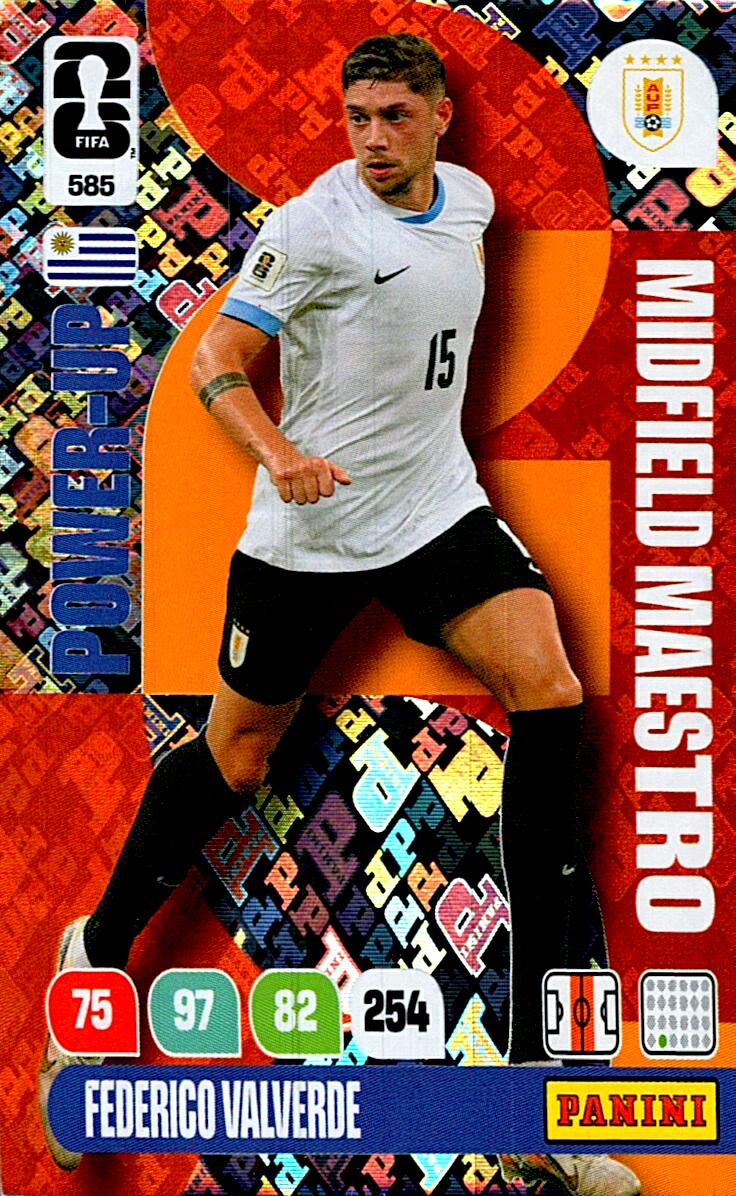 ADRENALYN WORLD CUP 2026 FEDERICO VALVERDE MIDFIELD MAESTRO Nº585