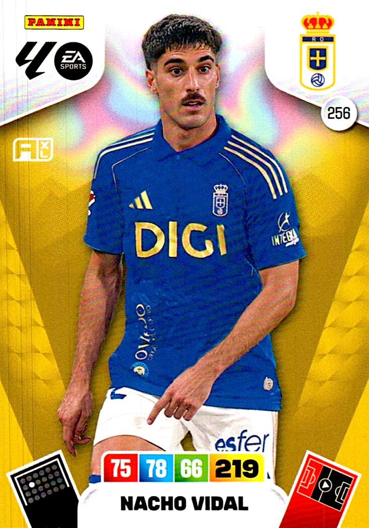 ADRENALYN LA LIGA 2025/2026 NACHO VIDAL REAL OVIEDO Nº256