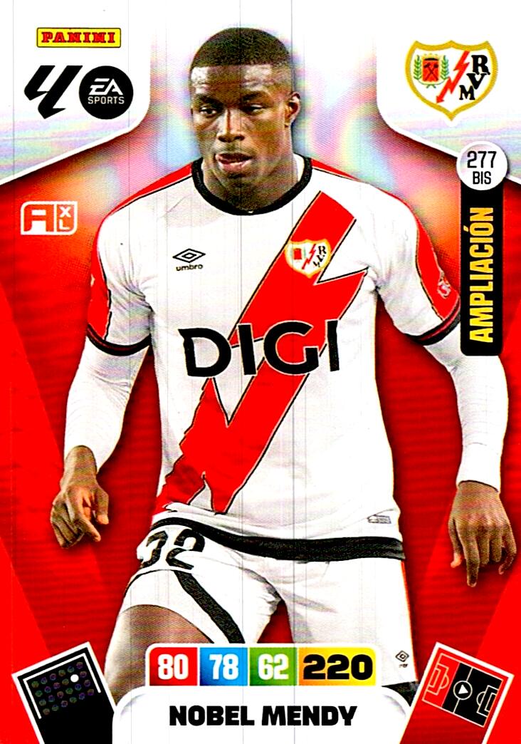 ADRENALYN LA LIGA 2025/2026 NOBEL MENDY AMPLIACION Nº277 BIS