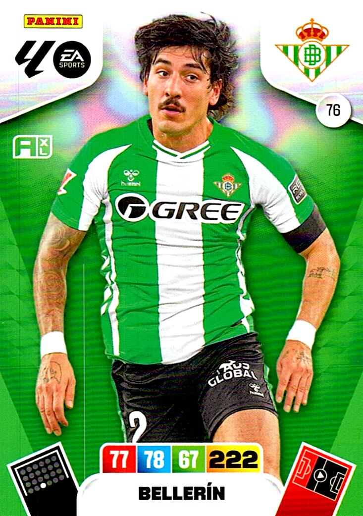ADRENALYN LA LIGA 2025/2026 BELLERIN REAL BETIS Nº76