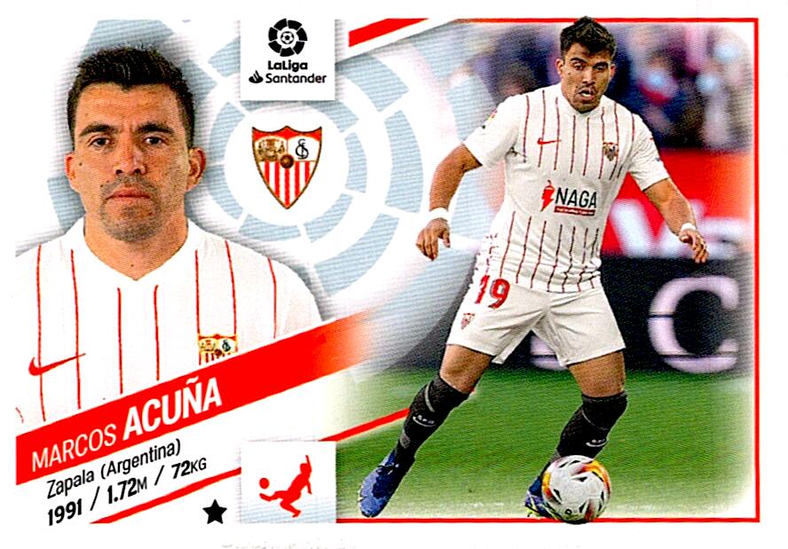 Cromo Liga Este 2022/2023 ACUÑA SEVILLA FC Nº9