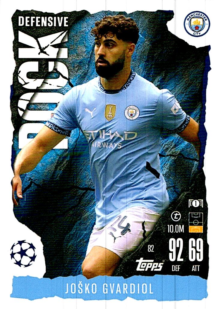 Match Attax Extra 2025 Josko Gvardiol Defensive Rock nº82