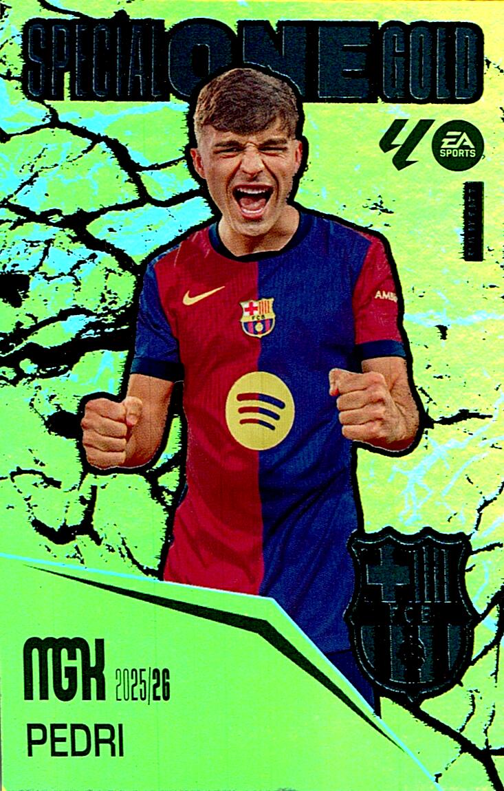 MEGACRACKS 2025/2026 PEDRI SPECIAL ONE GOLD