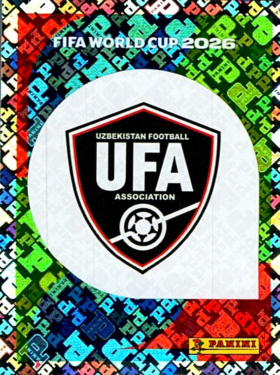STICKERS FIFA WORLD CUP 2026 ESCUDO NºUZB 1
