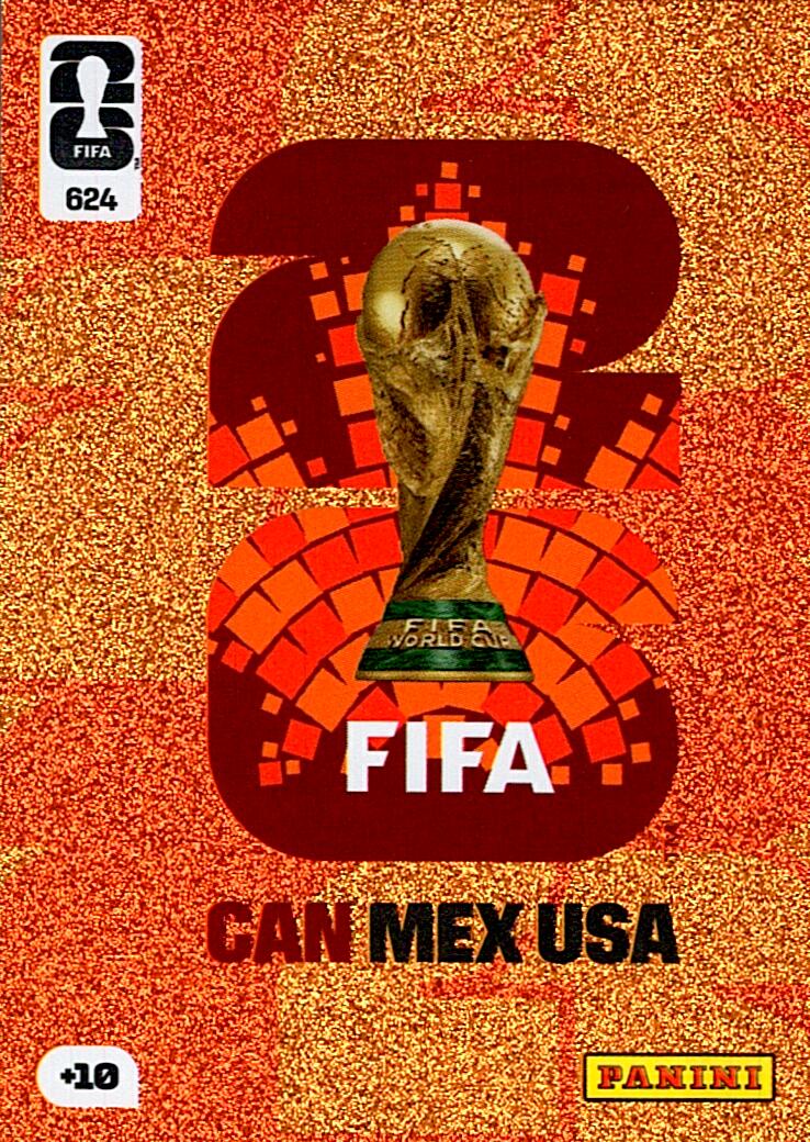 ADRENALYN WORLD CUP 2026 TROPHY PARALLEL ORANGE Nº624