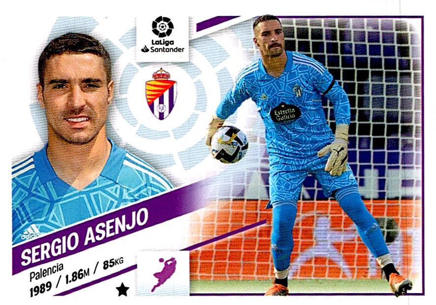 Cromo Liga Este 2022/2023 SERGIO ASENJO COLOCA Nº4BIS TERCERA EDICION