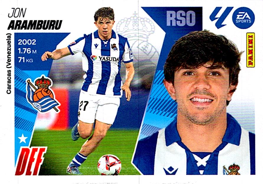 LIGA ESTE 2025/2026 REAL SOCIEDAD ARAMBURU Nº5A