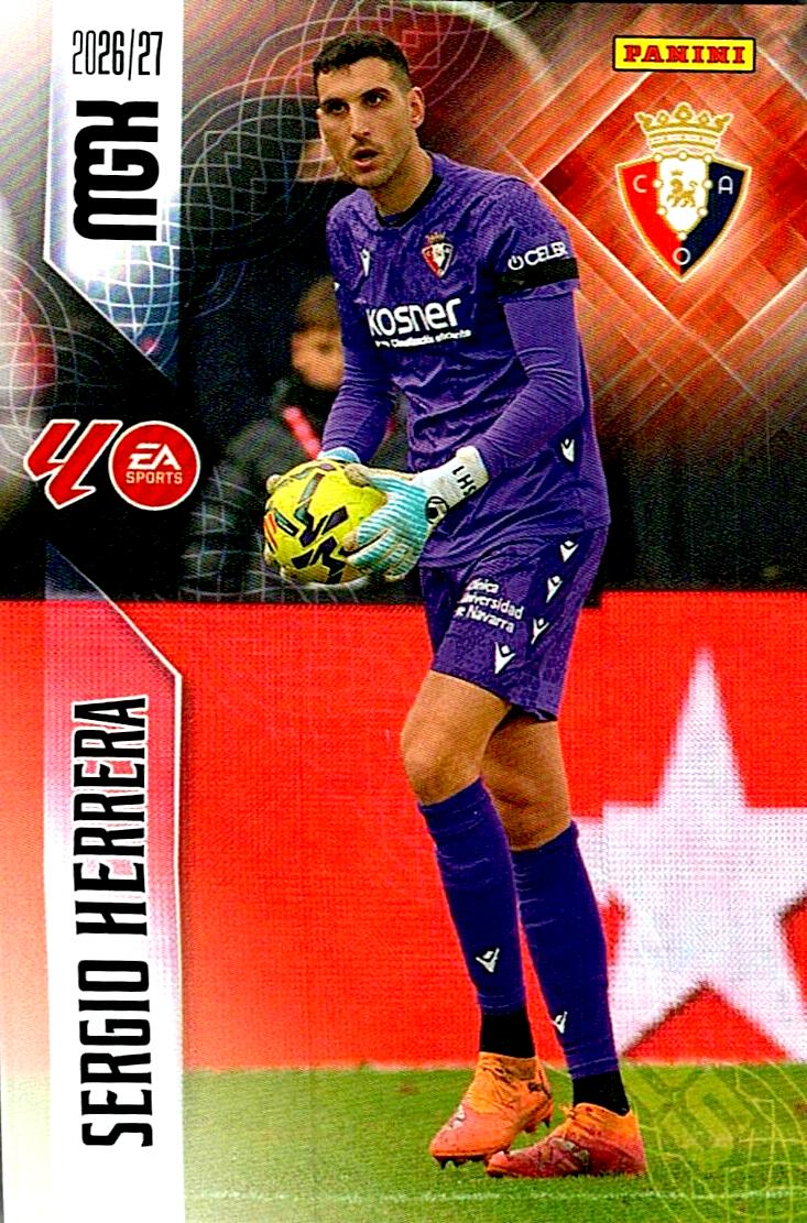 MEGACRACKS 2026/2027 SERGIO HERRERA CA OSASUNA Nº254