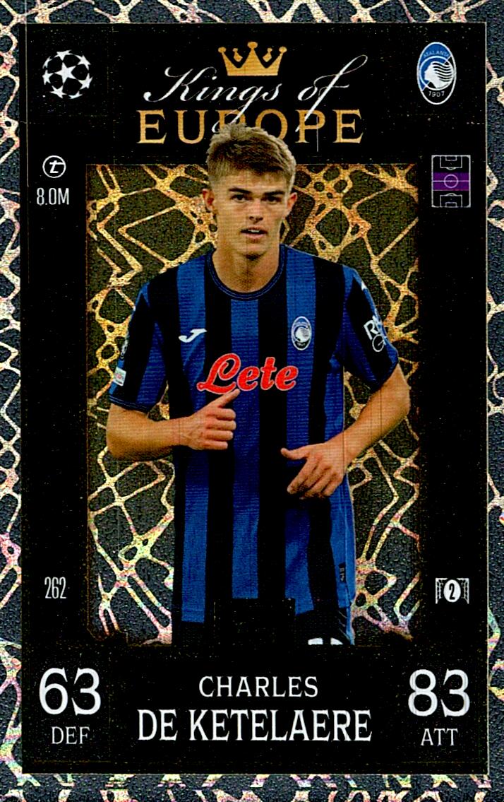 Match Attax Extra 2025 Charles De Ketelaere Kings Of Europe nº262