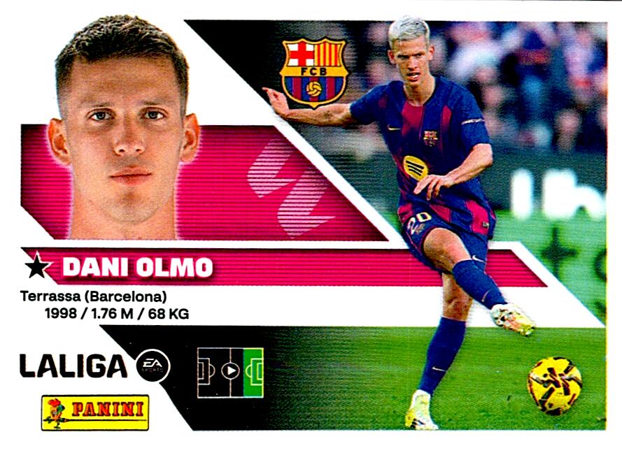 LIGA ESTE 2026/2027 DANI OLMO FC BARCELONA Nº17