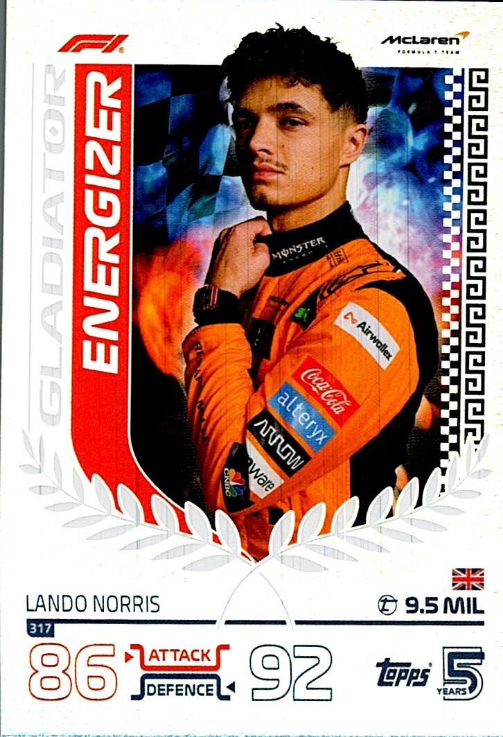 TOPPS TURBO ATTAX 2024 Nº317