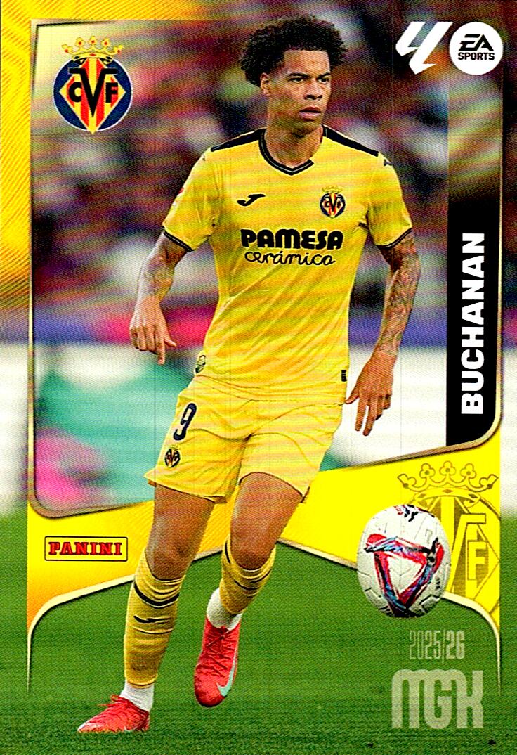 MEGACRACKS 2025/2026 BUCHANAN VILLARREAL CF Nº373 SEGUNDA EDICION