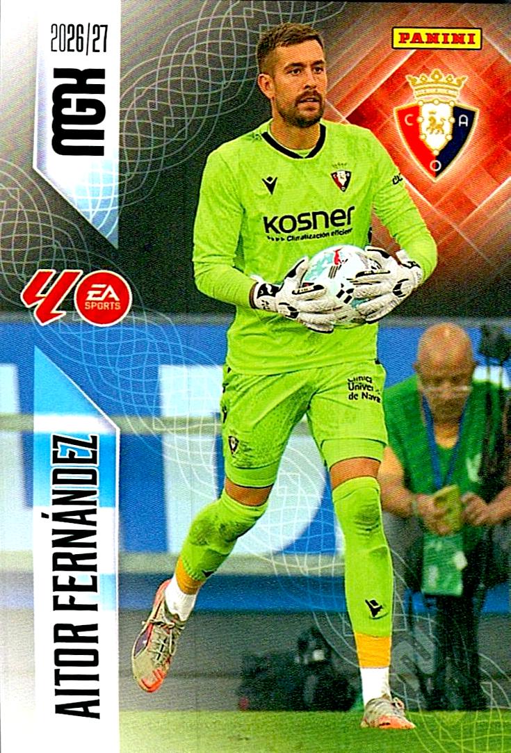 MEGACRACKS 2026/2027 AITOR FERNÁNDEZ CA OSASUNA Nº255
