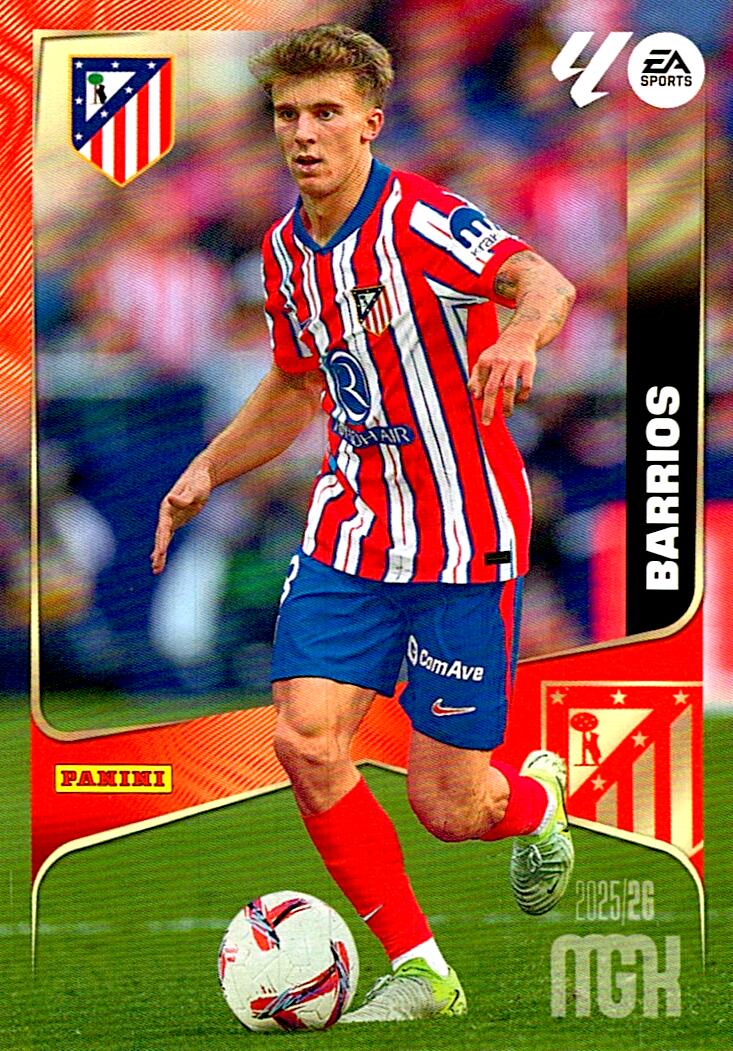 MEGACRACKS 2025/2026 ATLETICO DE MADRID BARRIOS Nº65
