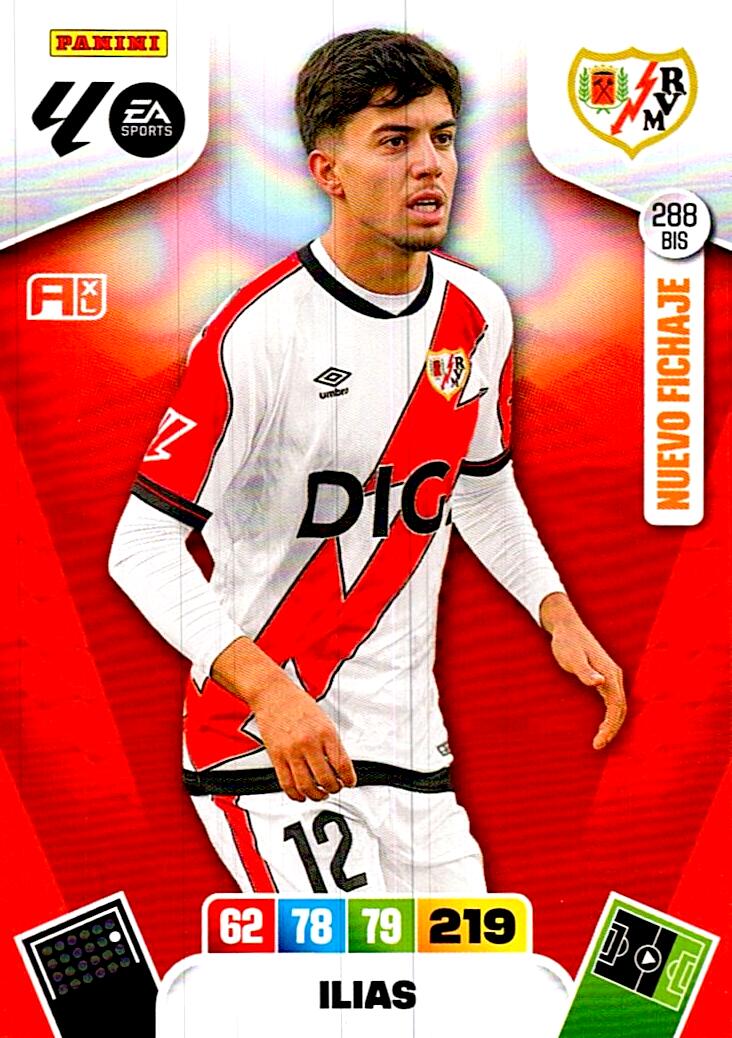 ADRENALYN LA LIGA 2025/2026 ILIAS NUEVO FICHAJE Nº288 BIS