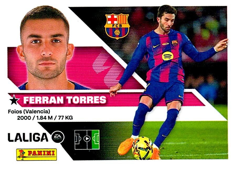 LIGA ESTE 2026/2027 FERRAN TORRES FC BARCELONA Nº18