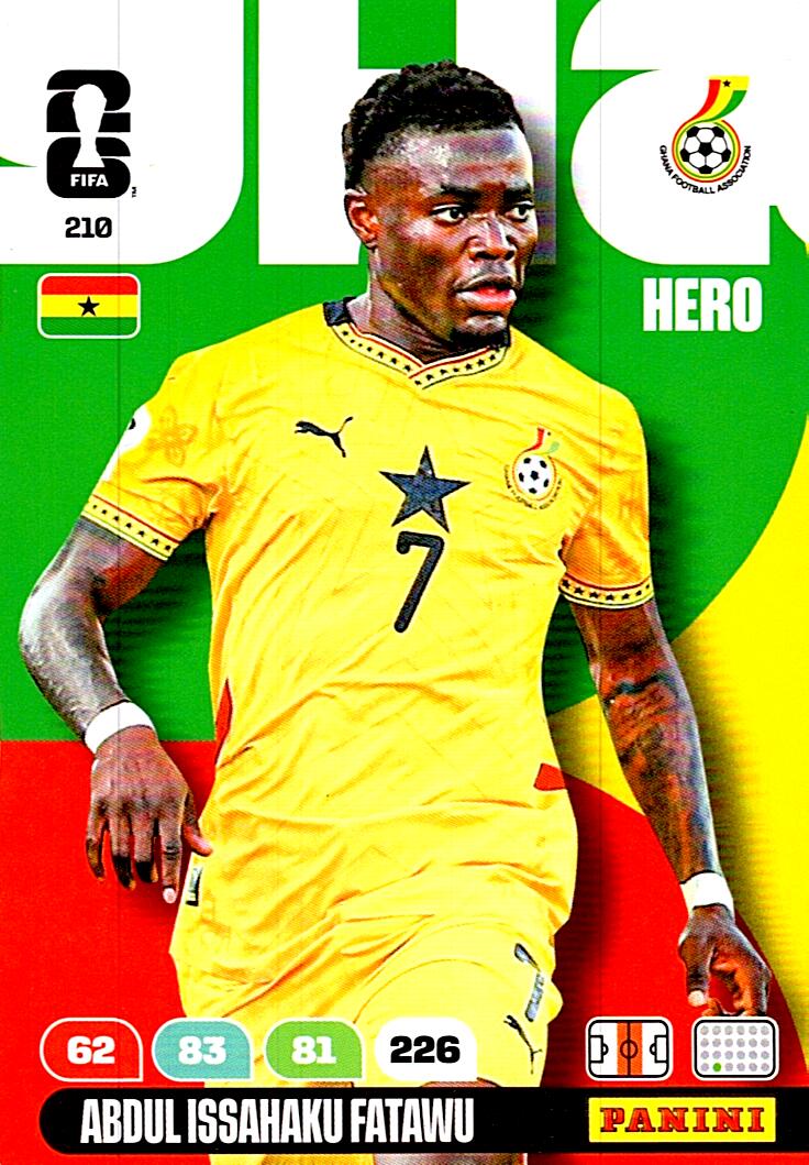 ADRENALYN WORLD CUP 2026 ABDUL ISSAHAKU FATAWU GHANA Nº210