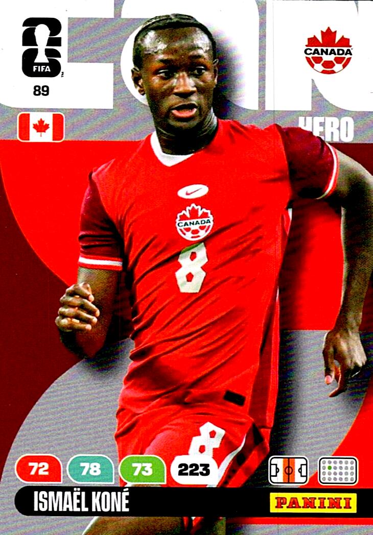 ADRENALYN WORLD CUP 2026 ISMAËL KONE CANADA Nº89