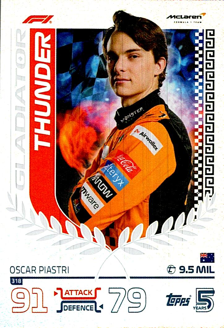 TOPPS TURBO ATTAX 2024 Nº318