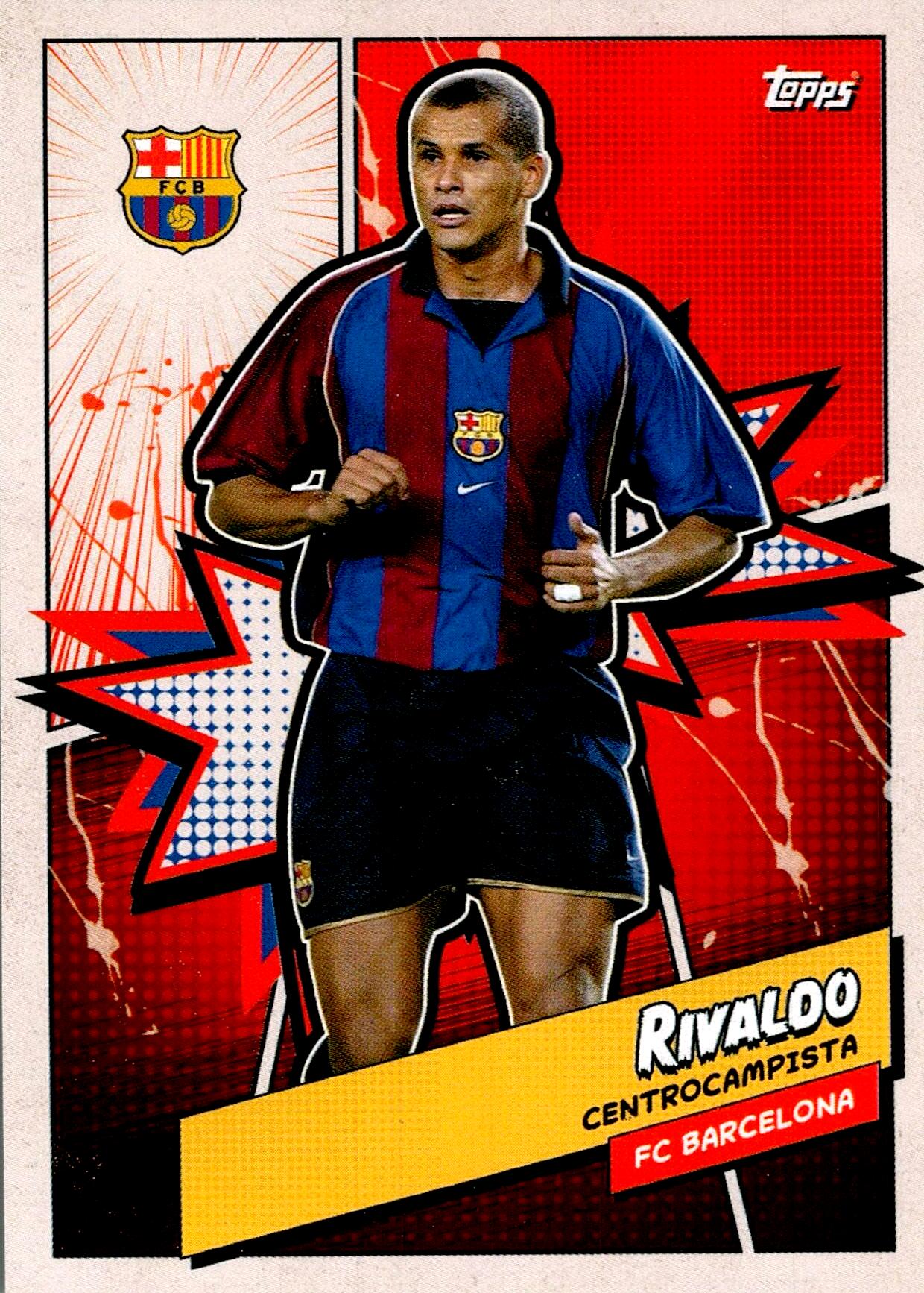 TOPPS FC BARCELONA 2022/2023 RIVALDO NºBARH-1