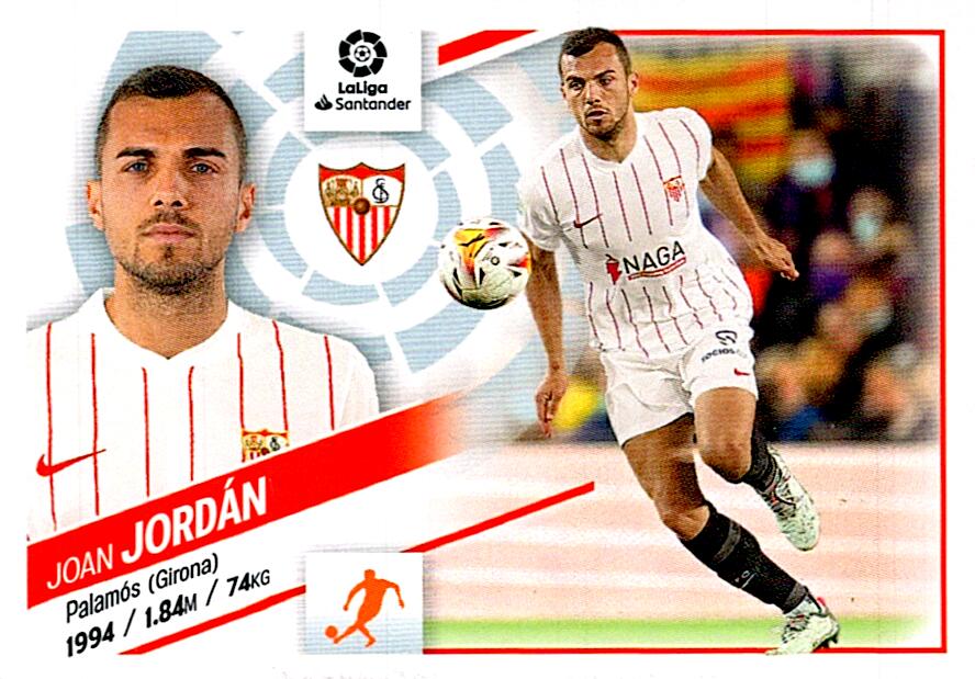Cromo Liga Este 2022/2023 JORDAN SEVILLA FC Nº11