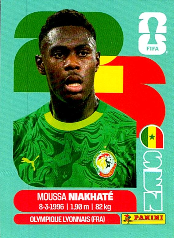 STICKERS FIFA WORLD CUP 2026 MOUSSA NIAKHATE NºSEN 4