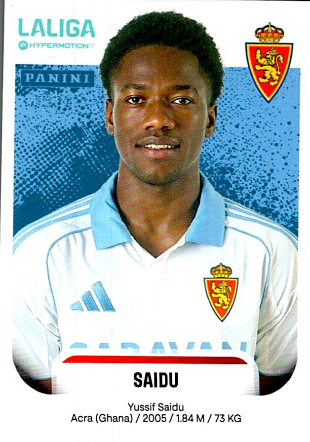 LALIGA HYPERMOTION 2025-26 SAIDU ZARAGOZA Nº408A