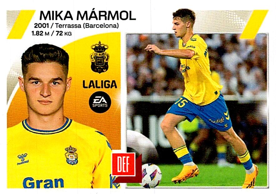 LIGA ESTE 2023/24 MIKA MARMOL UD LAS PALMAS Nº8 BIS COLOCA TERCERA EDICION