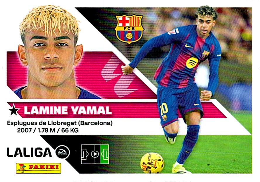 LIGA ESTE 2026/2027 LAMINE YAMAL FC BARCELONA Nº20