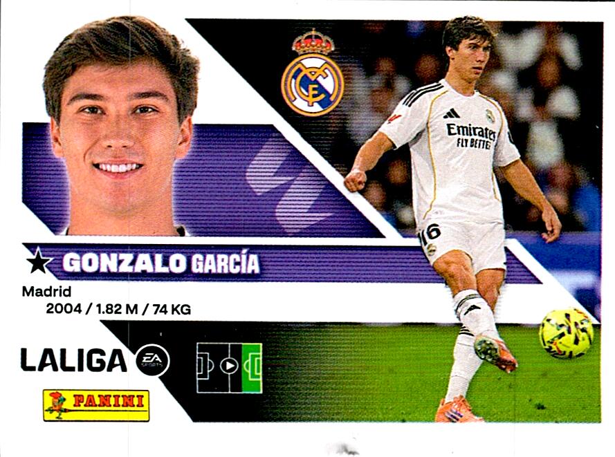 LIGA ESTE 2026/2027  REAL MADRID GONZALO Nº17