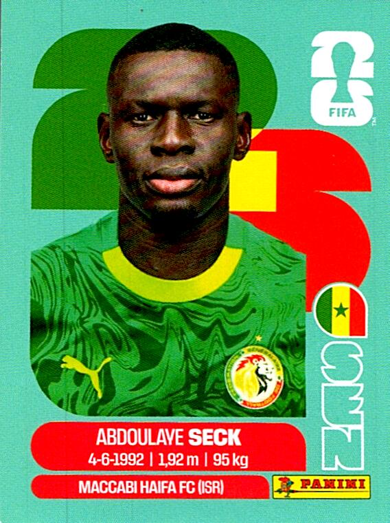 STICKERS FIFA WORLD CUP 2026 ABDOULAYE SECK NºSEN 5