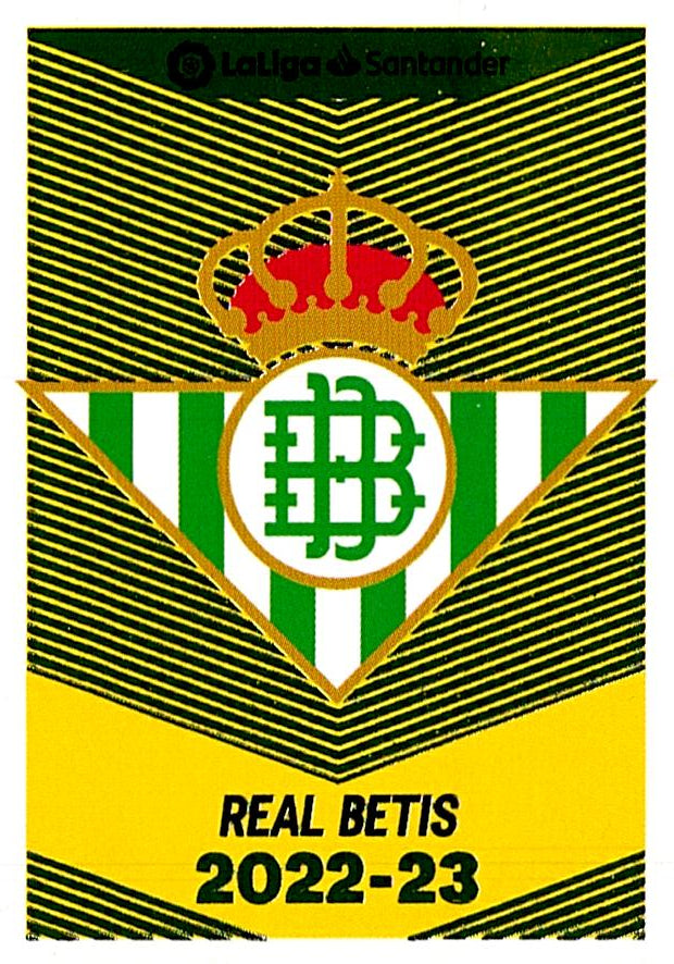 Cromo Liga Este 2022/2023 ESCUDO REAL BETIS Nº1