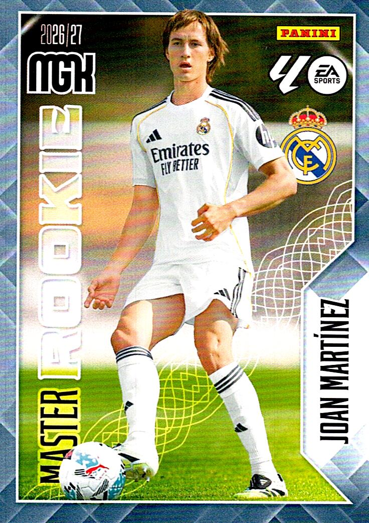 MEGACRACKS 2026/2027 MATER ROOKIE JOAN MARTÍNEZ REAL MADRID Nº413