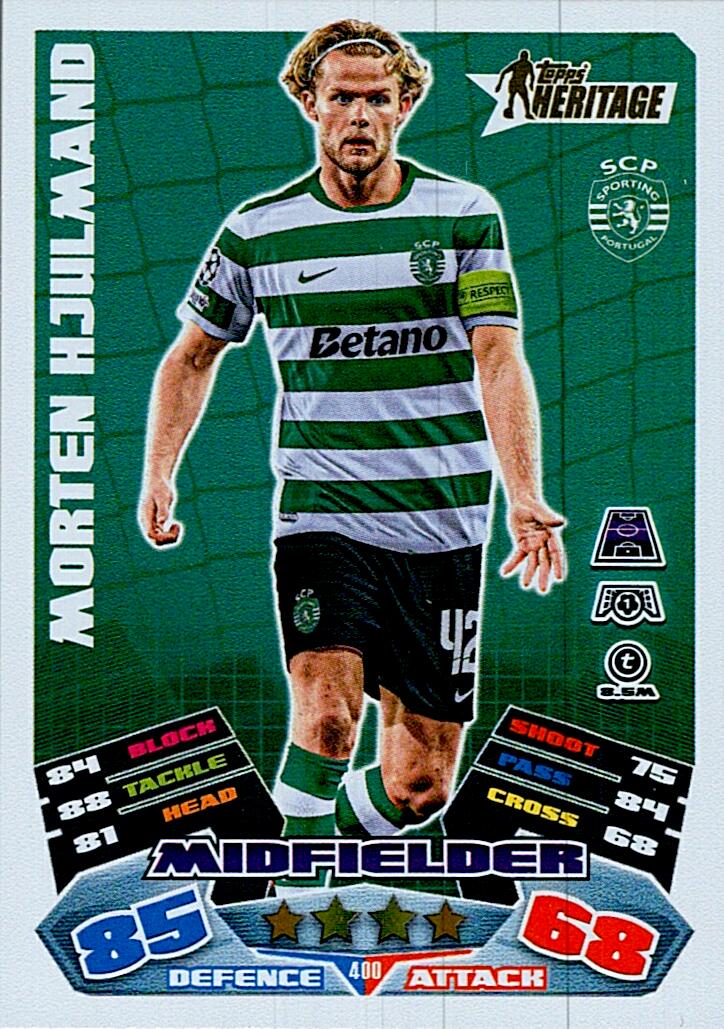 MATCH ATTAX CHAMPIONS LEAGUE 2025/2026 HJULMAND TOPPS HERITAGE Nº400