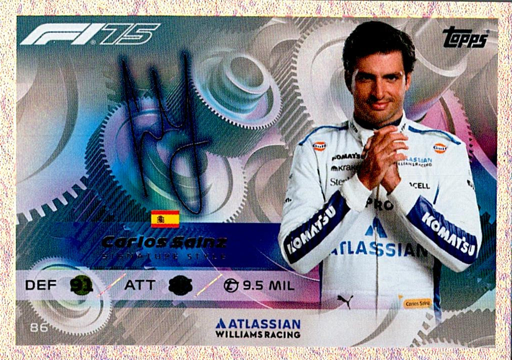 Turbo Attax 2025 CARLOS SAINZ AUTO nº86