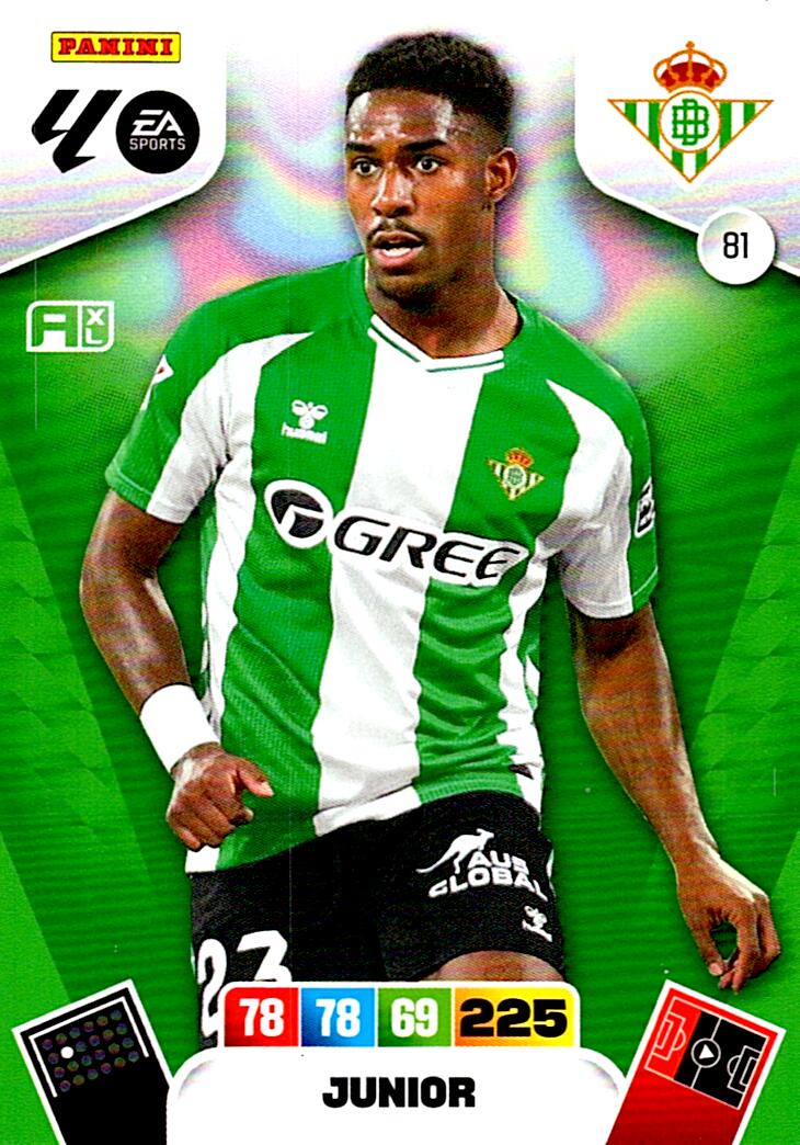 ADRENALYN LA LIGA 2025/2026 JUNIOR REAL BETIS Nº81