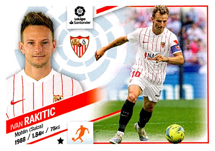 Cromo Liga Este 2022/2023 RAKITIC SEVILLA FC Nº13