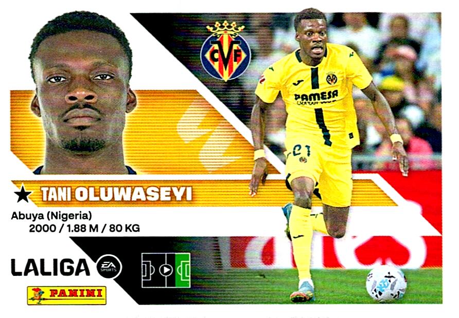 LIGA ESTE 2026/2027  VILLAREAL CF OLUWASEVI Nº16