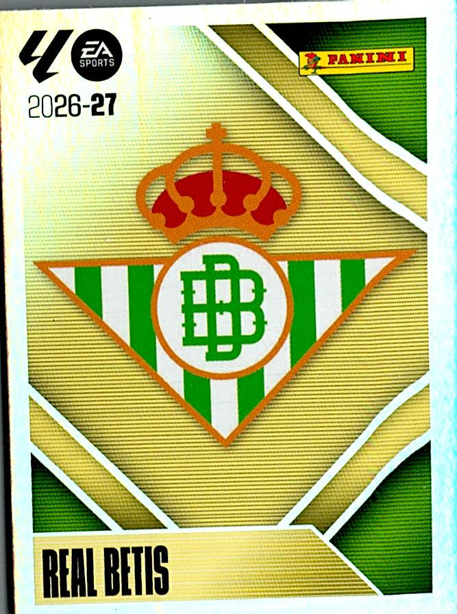 LIGA ESTE 2026/2027 ESCUDO REAL BETIS Nº1