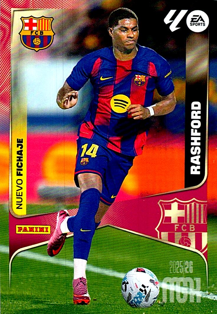 MEGACRACKS 2025/2026 RASHFORD ULTIMO FICHAJE Nº462 SEGUNDA EDICION