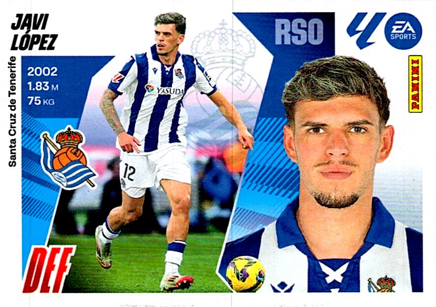 LIGA ESTE 2025/2026 REAL SOCIEDAD JAVI LOPEZ Nº10A