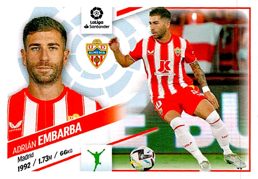 Cromo Liga Este 2022/2023 EMBARBA COLOCA Nº17BIS CUARTA EDICION