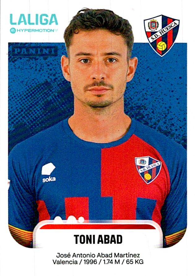 LALIGA HYPERMOTION 2025-26 TONI ABAD HUESCA Nº234