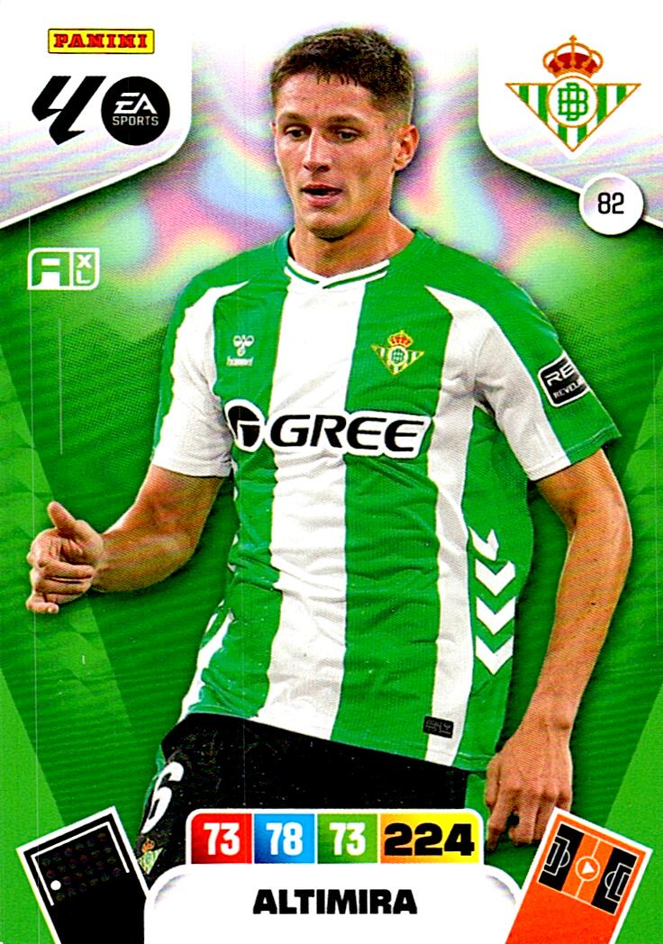 ADRENALYN LA LIGA 2025/2026 ALTAMIRA REAL BETIS Nº82