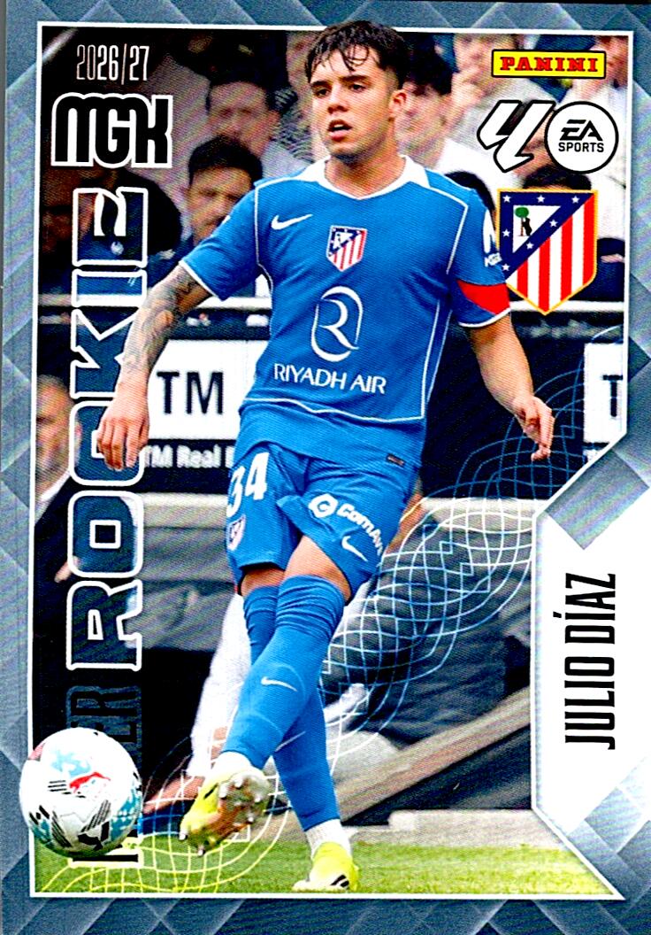 MEGACRACKS 2026/2027 MATER ROOKIE JULIO DÍAZ ATLÉTICO DE MADRID Nº415